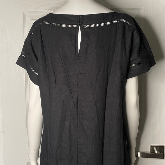 NWT Ann Taylor Linen Blend Short Sleeve Midi Dress - Picture 5 of 8